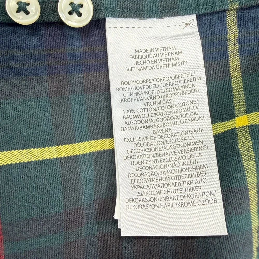 Polo Ralph Lauren Mens Size 2XLT‎ Oxford Shirt Plaid Multicolor Big & Tall